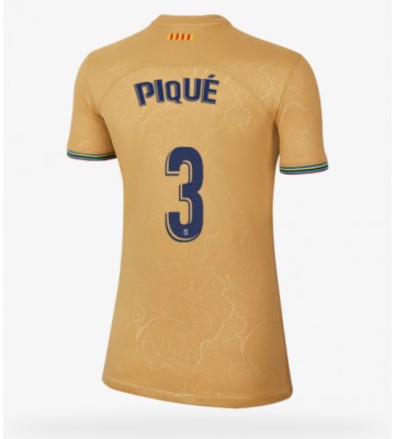 Barcelona Gerard Pique #3 Bortedrakt Kvinner 2022-23 Kortermet